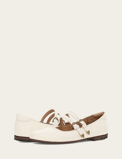Women's Ecru Carson Multi Mary Jane Shoe Ecru - Frye