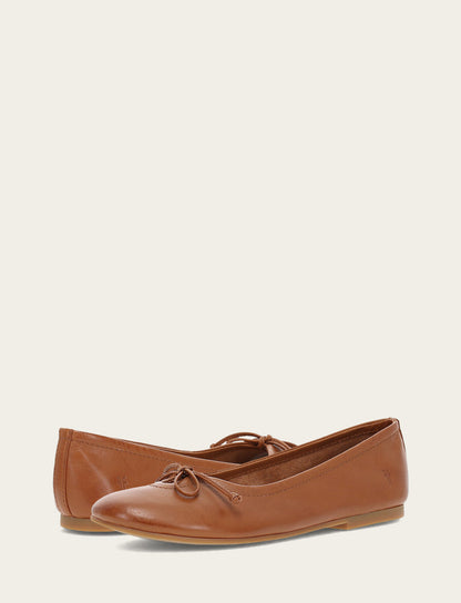 Women's Dark Latte Emma Ballet Flats Dark Latte - Frye