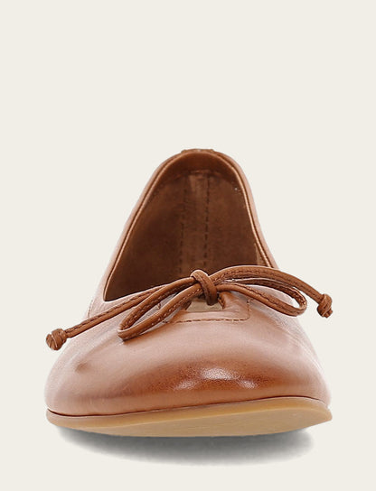 Women's Dark Latte Emma Ballet Flats Dark Latte - Frye