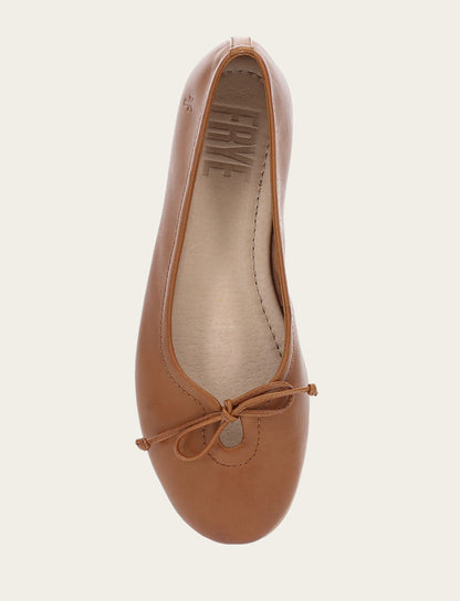 Women's Dark Latte Emma Ballet Flats Dark Latte - Frye