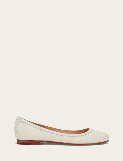 Women's White Carson Ballet Flats White - Frye