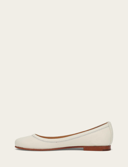 Women's White Carson Ballet Flats White - Frye