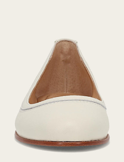Women's White Carson Ballet Flats White - Frye