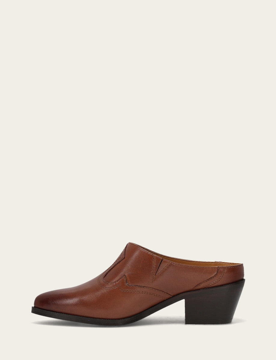 Women's Brown Luna Mule Brown - Frye
