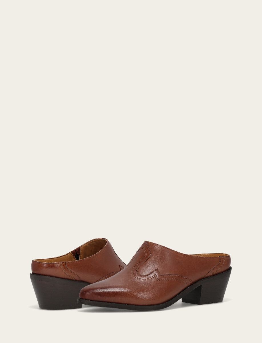 Women's Brown Luna Mule Brown - Frye