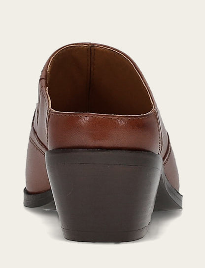 Women's Brown Luna Mule Brown - Frye
