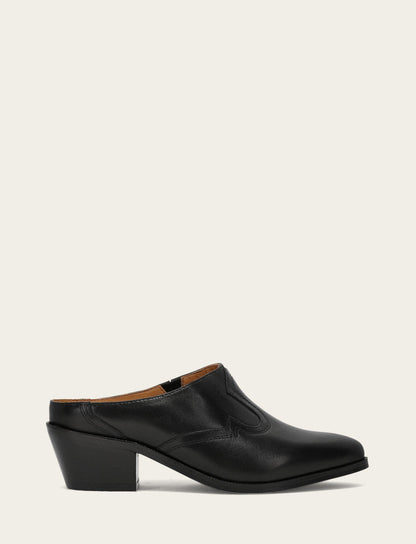 Women's Black Luna Mule Black - Frye
