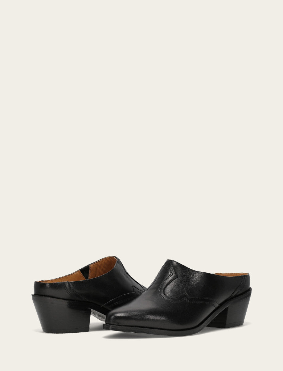Women's Black Luna Mule Black - Frye