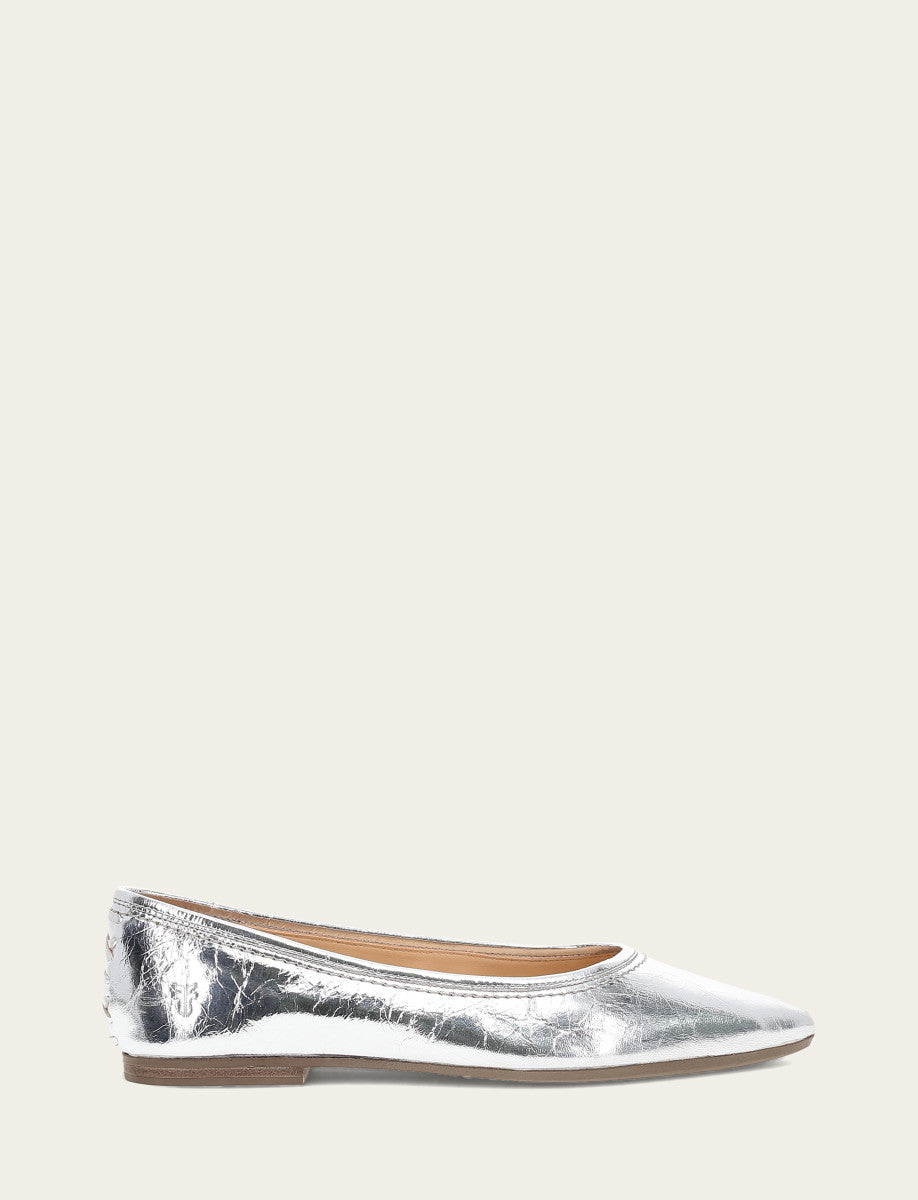 Women's Silver Heather Ballet Flats Silver - Frye
