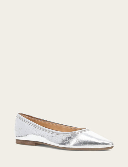 Women's Silver Heather Ballet Flats Silver - Frye