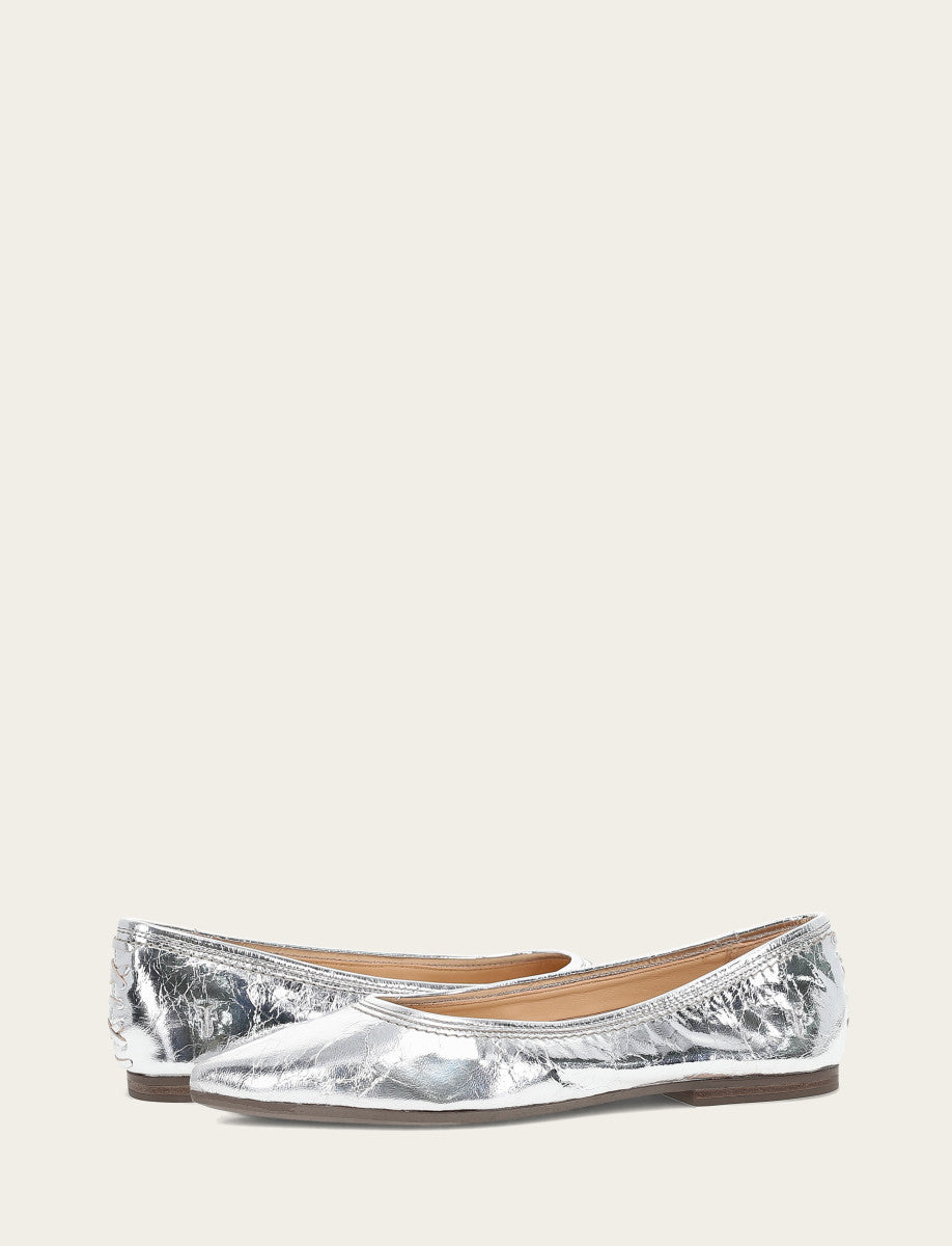 Women's Silver Heather Ballet Flats Silver - Frye