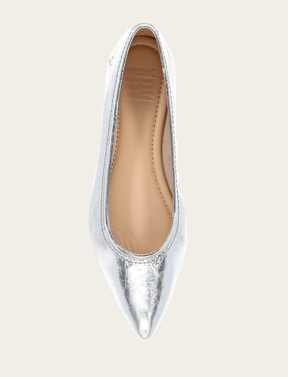 Women's Silver Heather Ballet Flats Silver - Frye
