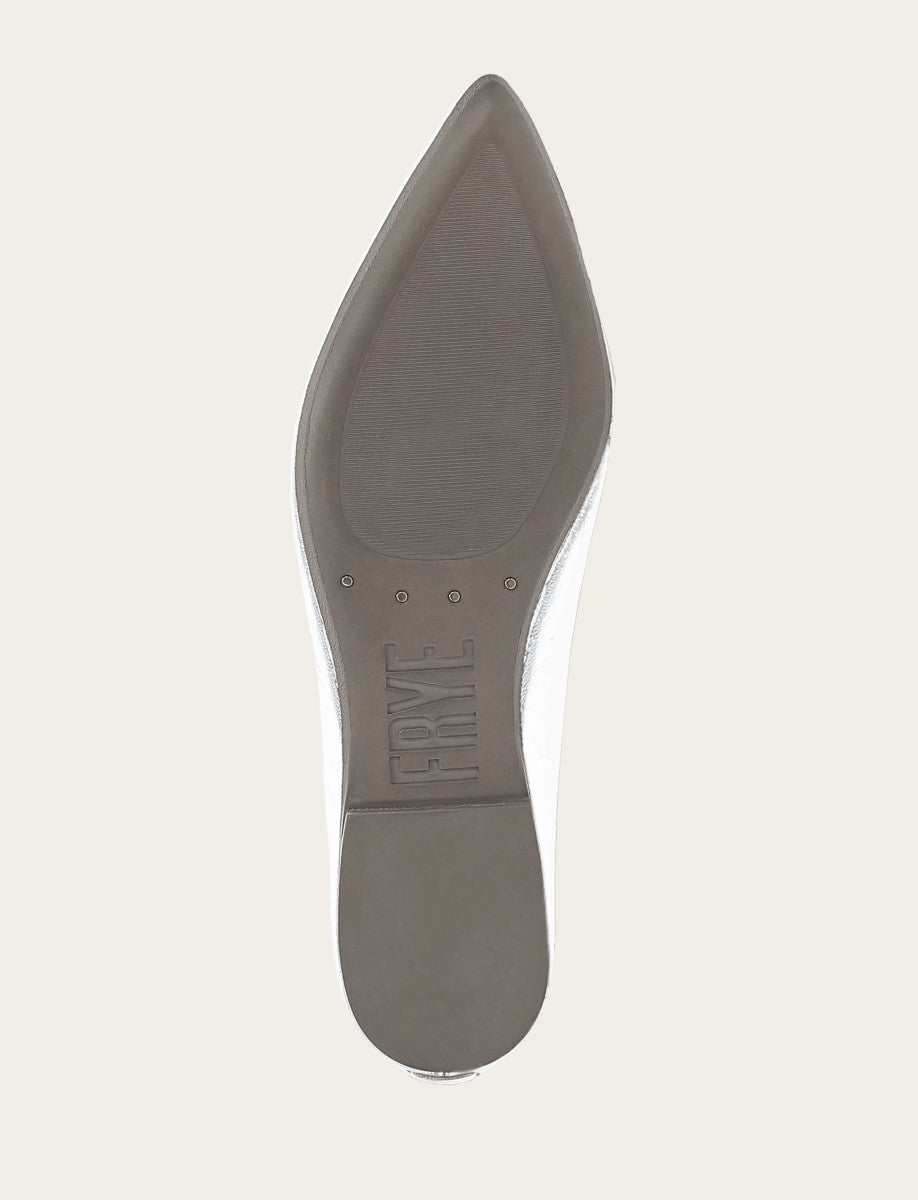 Women's Silver Heather Ballet Flats Silver - Frye