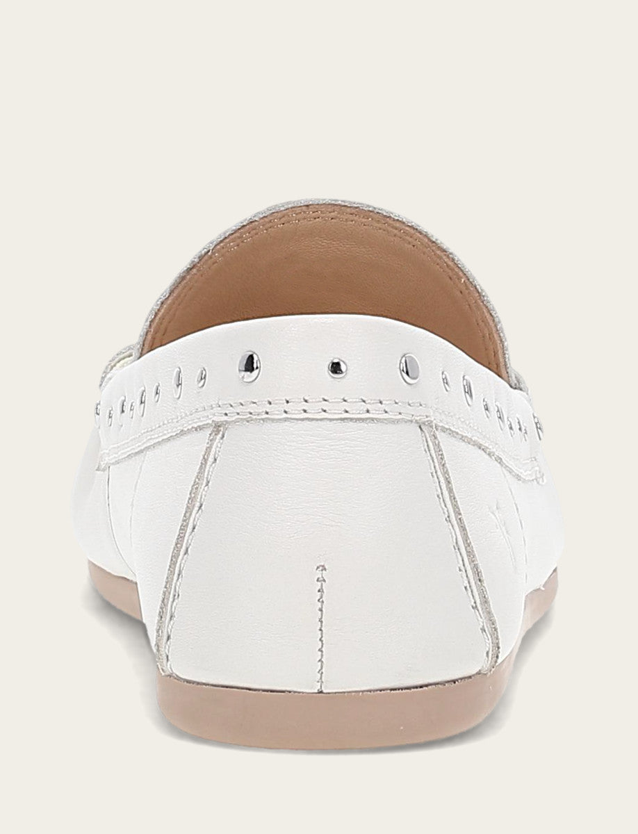 Women's White Naya Stud Moc Loafers White - Frye