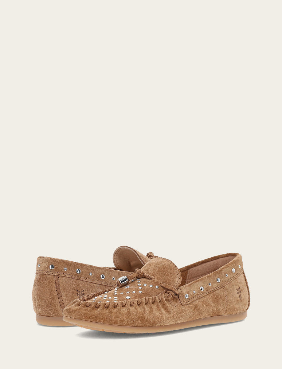 Women's Almond Naya Stud Moc Loafers Almond - Frye