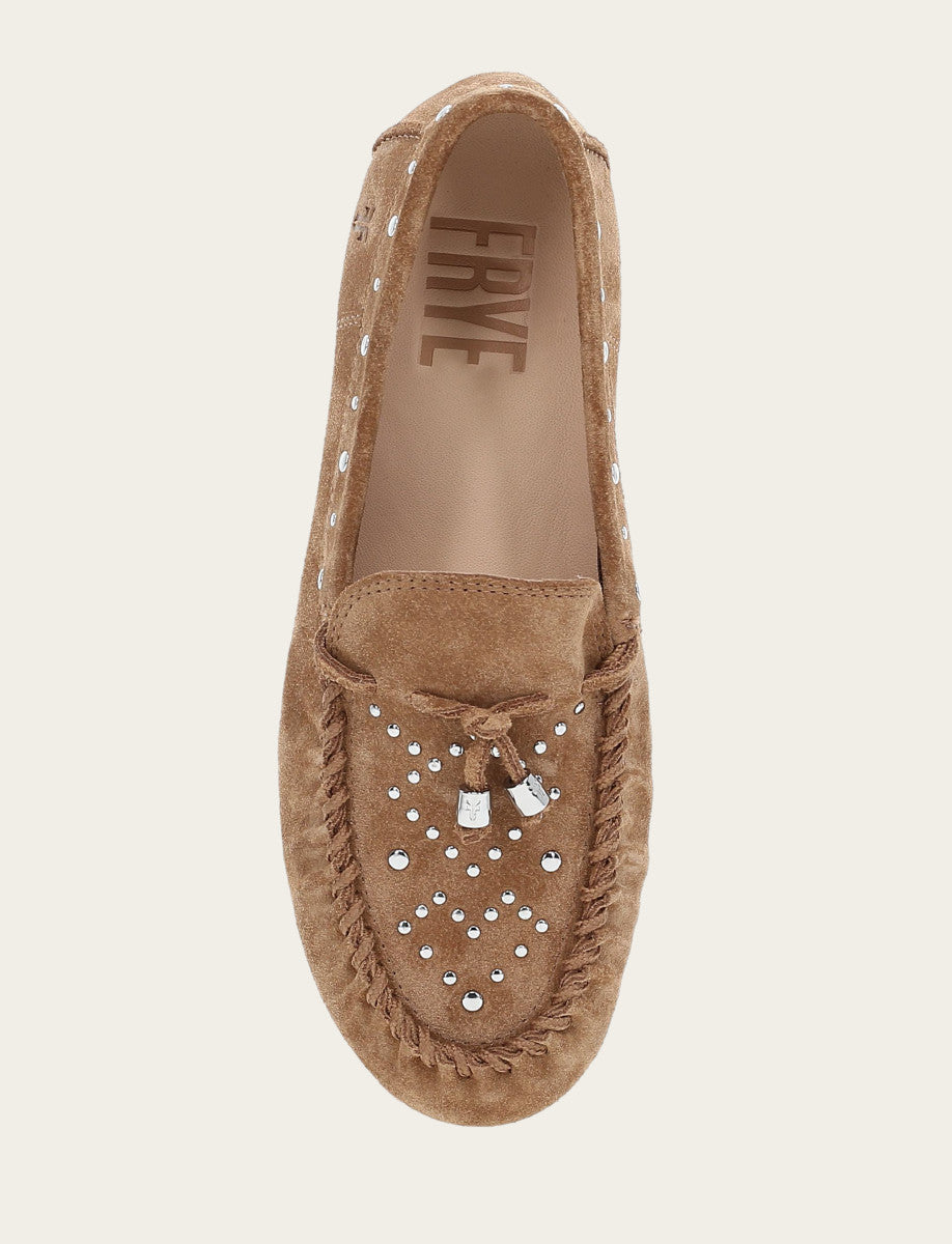 Women's Almond Naya Stud Moc Loafers Almond - Frye