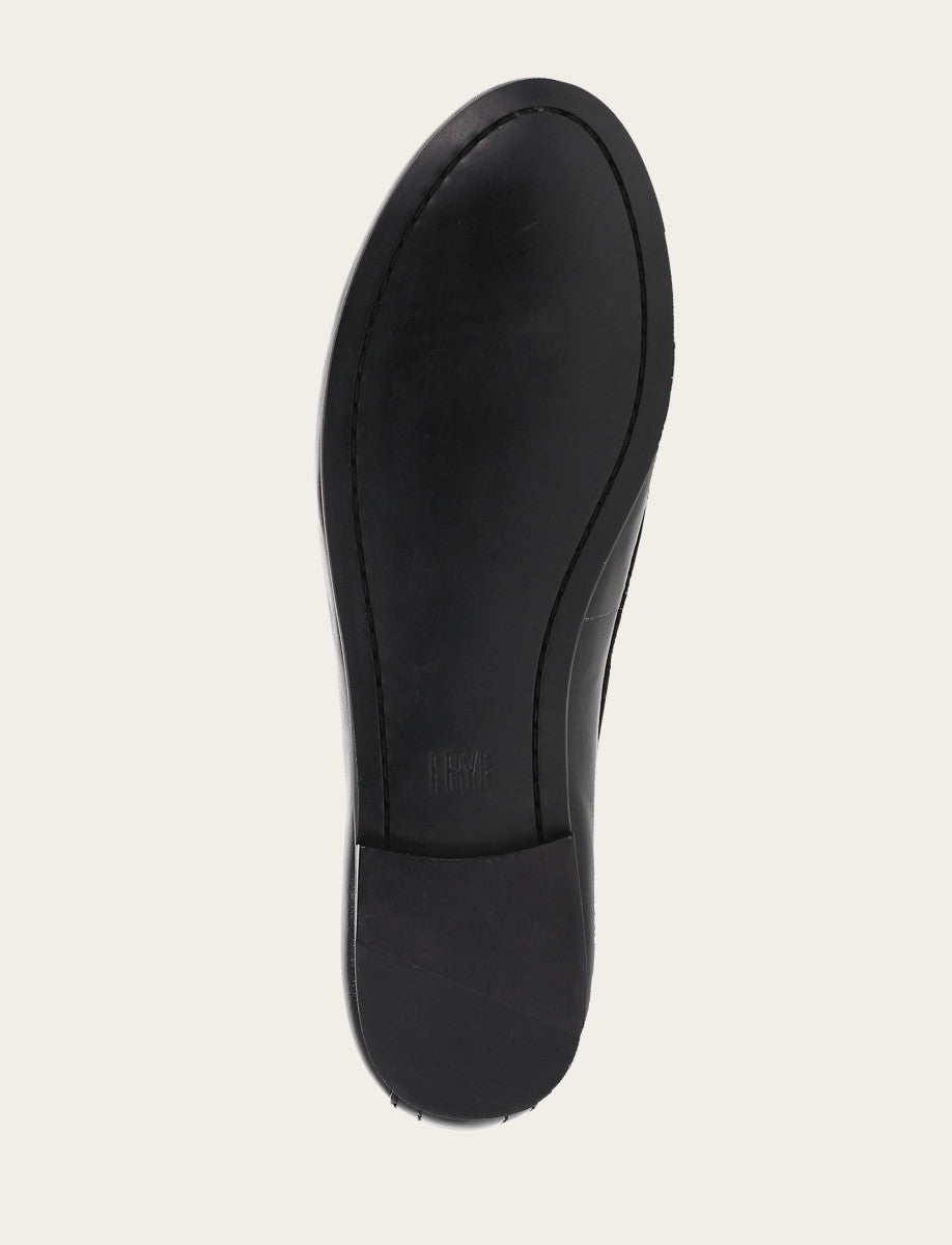 Women's Black Carson Logo Ballet Flats Black - Frye