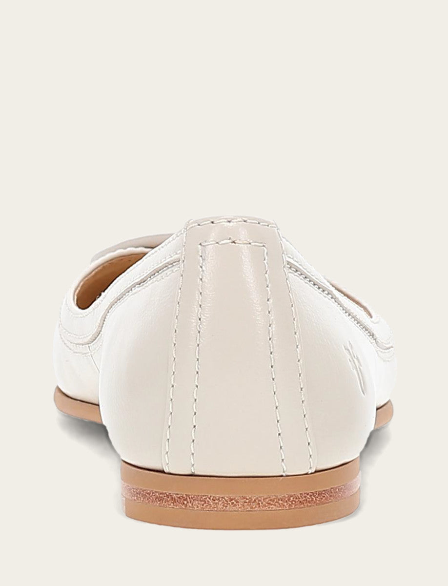 Women's Ivory Carson Logo Ballet Flats Ivory - Frye