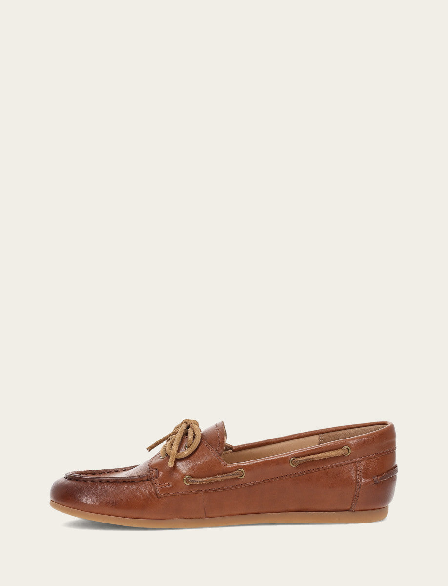 Women's Cinnamon Naya Boat Shoes Cinnamon - Frye
