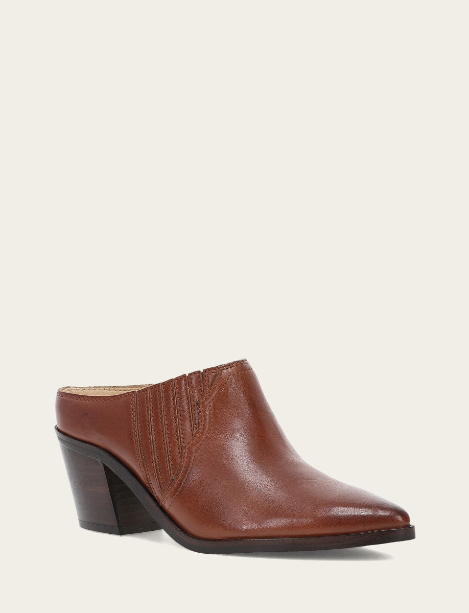 Women's Cinnamon Sara Western Mules Cinnamon - Frye