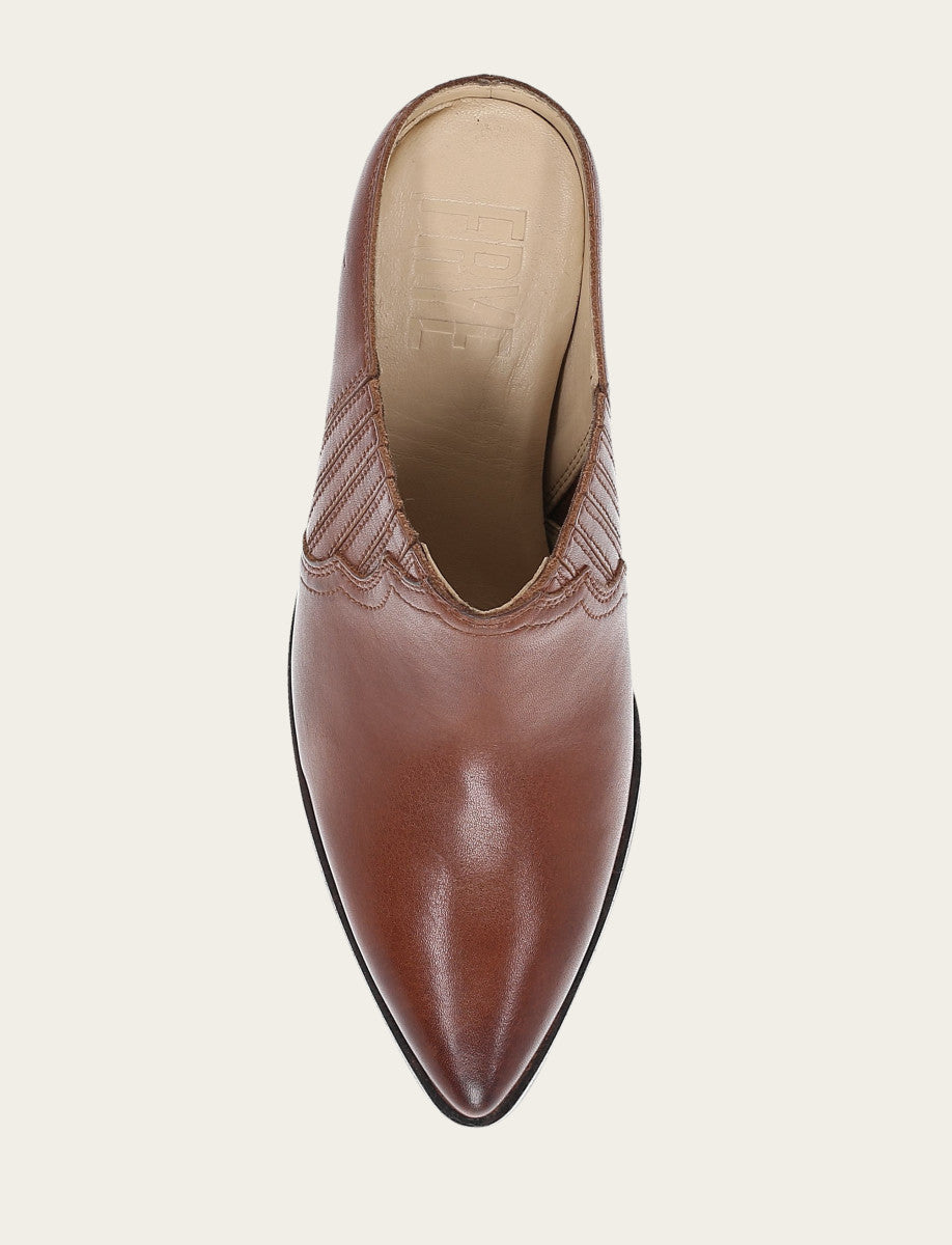 Women's Cinnamon Sara Western Mules Cinnamon - Frye