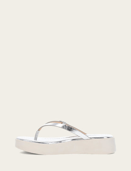 Women's Silver Maya Buckle Thong Sandals Silver - Frye