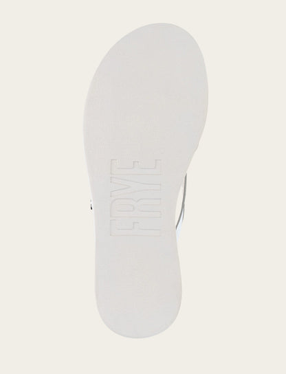 Women's Silver Maya Buckle Thong Sandals Silver - Frye
