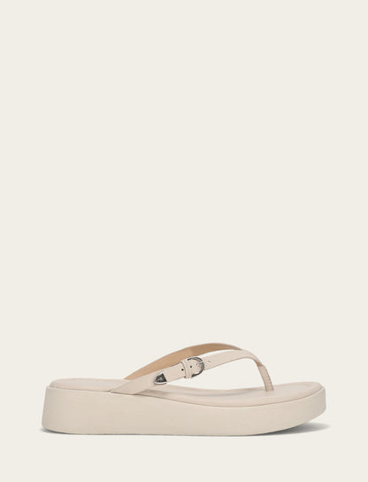 Women's Ivory Maya Buckle Thong Sandals Ivory - Frye