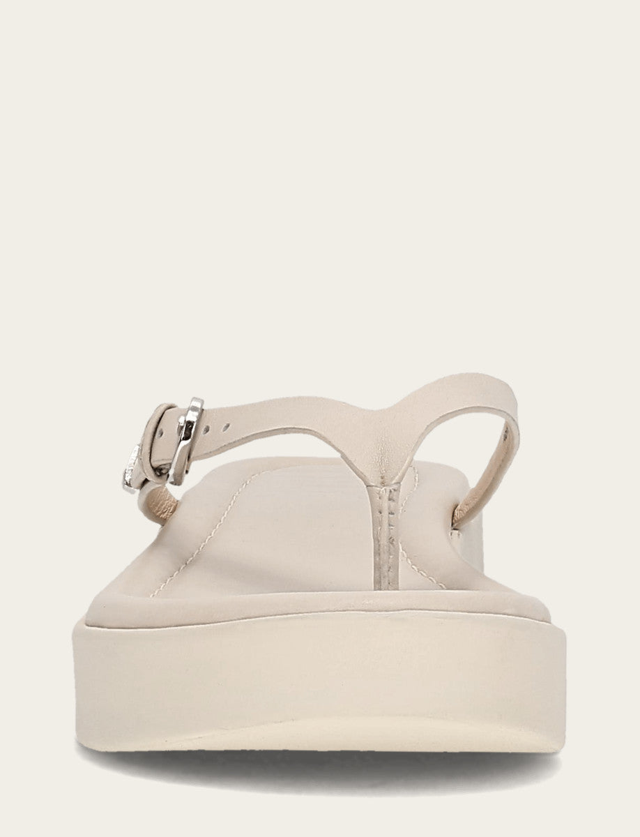 Women's Ivory Maya Buckle Thong Sandals Ivory - Frye