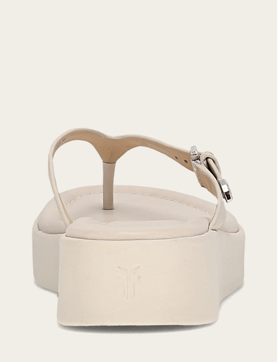 Women's Ivory Maya Buckle Thong Sandals Ivory - Frye