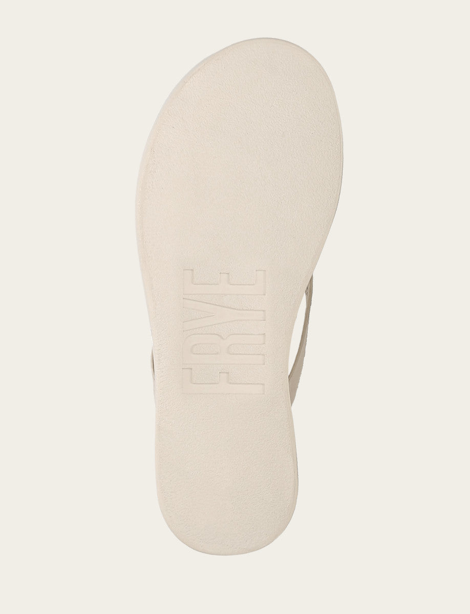 Women's Ivory Maya Buckle Thong Sandals Ivory - Frye