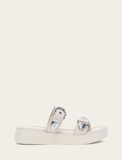 Women's Ivory Maya Buckle Sandals Ivory - Frye