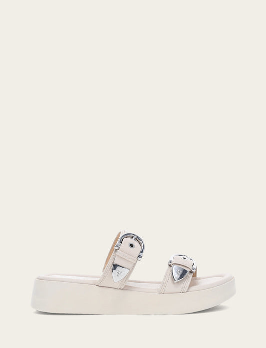 Women's Ivory Maya Buckle Sandals Ivory - Frye