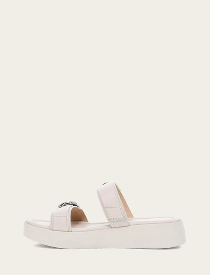 Women's Ivory Maya Buckle Sandals Ivory - Frye