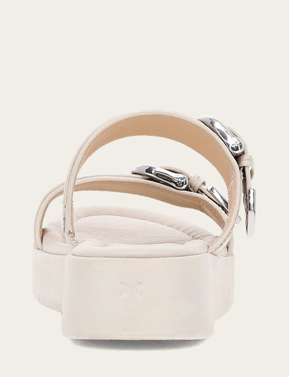 Women's Ivory Maya Buckle Sandals Ivory - Frye