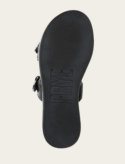 Women's Black Maya Buckle Sandals Black - Frye