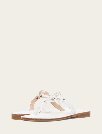 Women's White Taylor Logo Sandals White - Frye