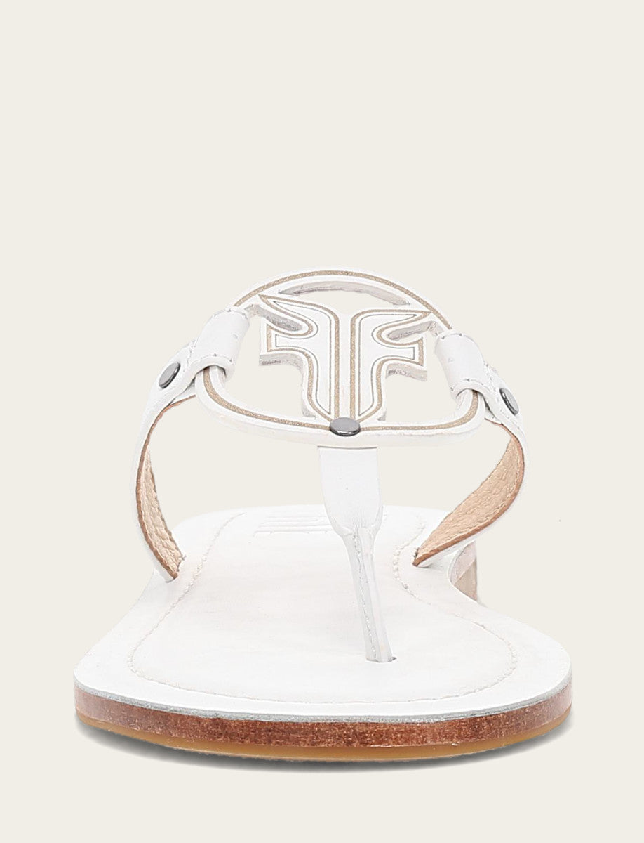 Women's White Taylor Logo Sandals White - Frye