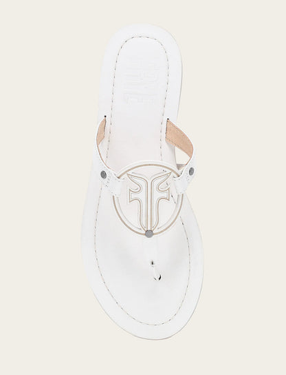 Women's White Taylor Logo Sandals White - Frye