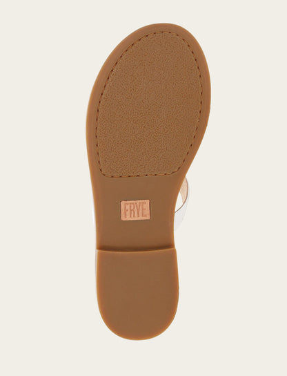 Women's White Taylor Logo Sandals White - Frye