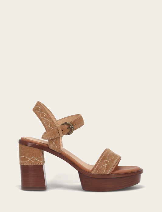 Women’s Almond Pipa Woodstock Sandals Almond - Frye