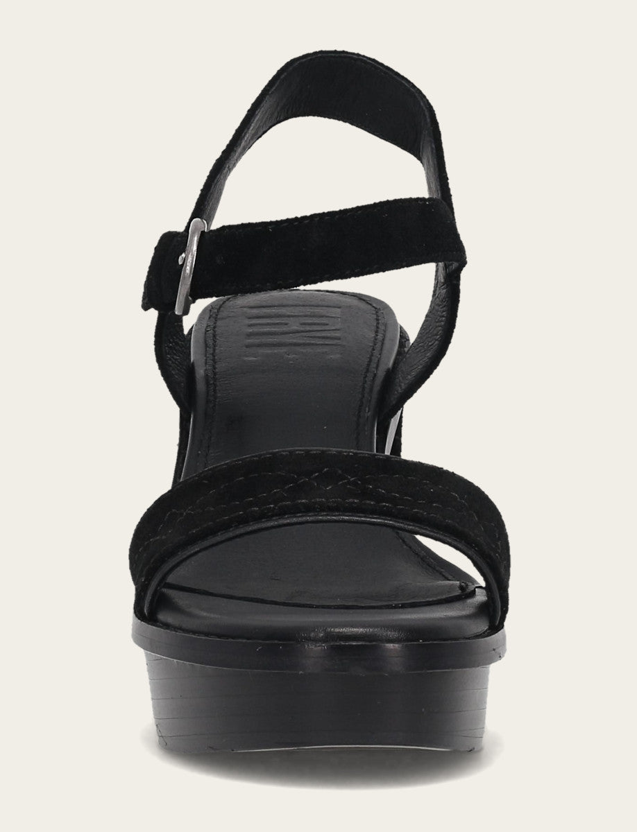 Women’s Black Pipa Woodstock Sandals Black - Frye