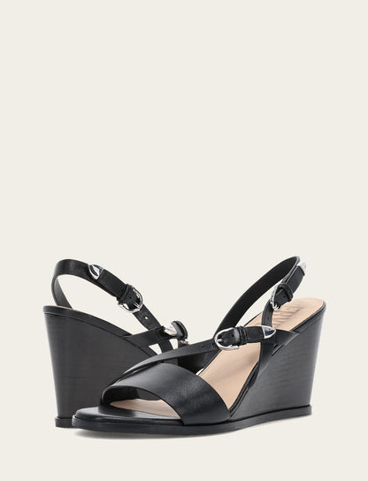 Women's Black Rachel Buckle Sandals Black - Frye