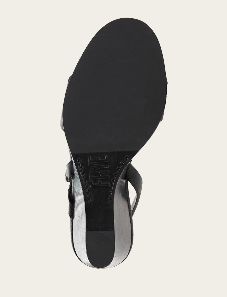 Women's Black Rachel Buckle Sandals Black - Frye
