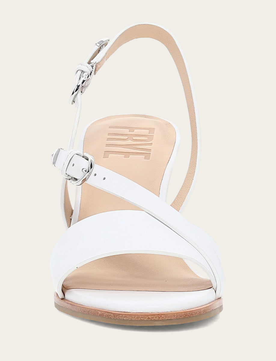 Women's White Rachel Buckle Sandals White - Frye