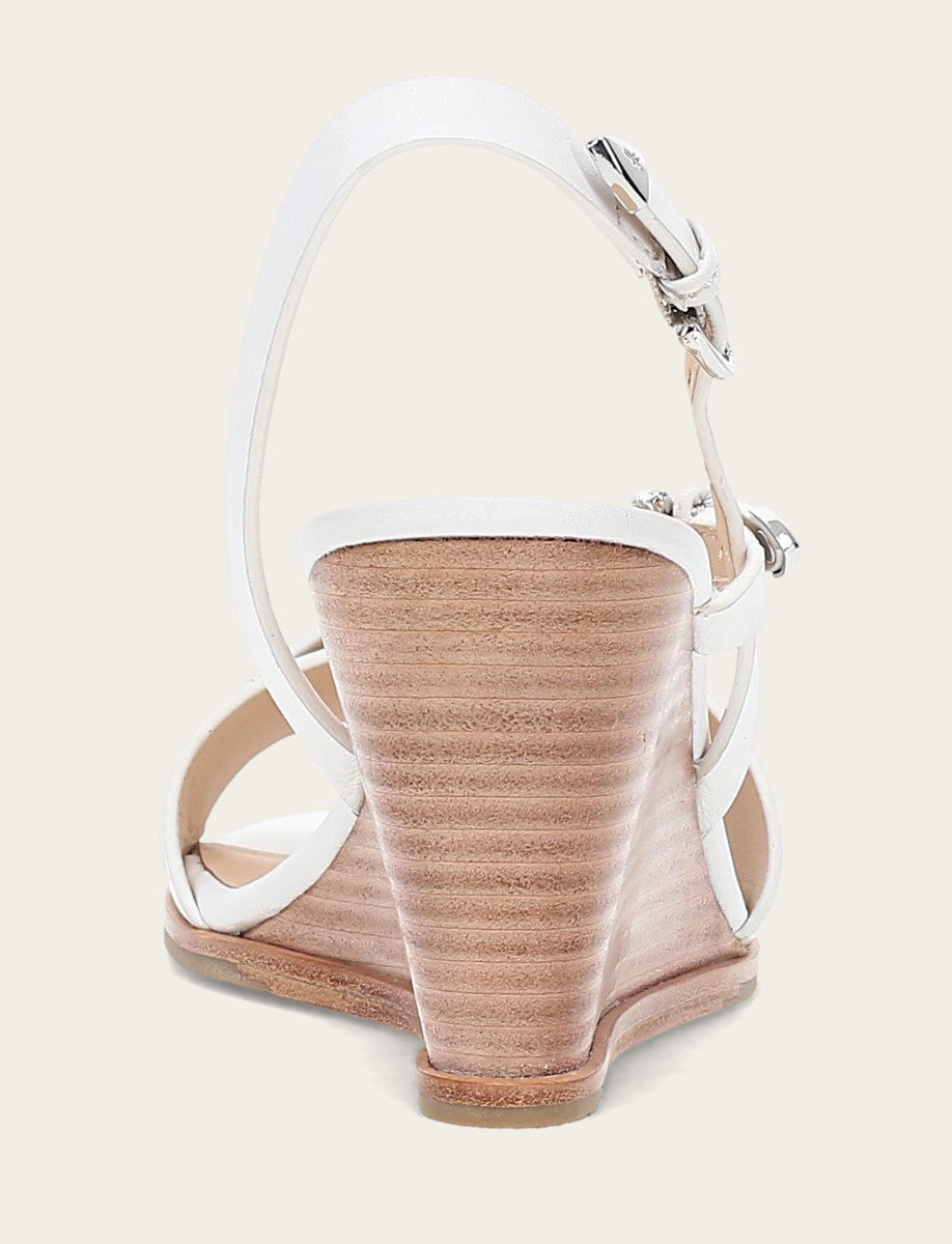 Women's White Rachel Buckle Sandals White - Frye