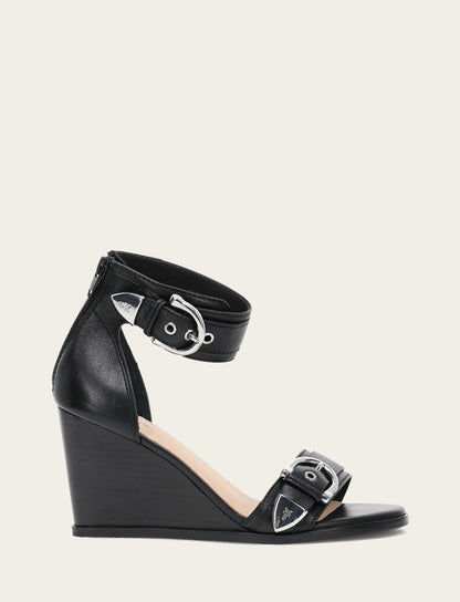 Women's Black Rachel 2 Piece Sandals Black - Frye