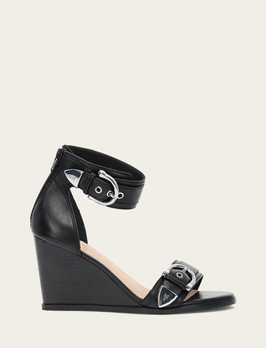 Women's Black Rachel 2 Piece Sandals Black - Frye