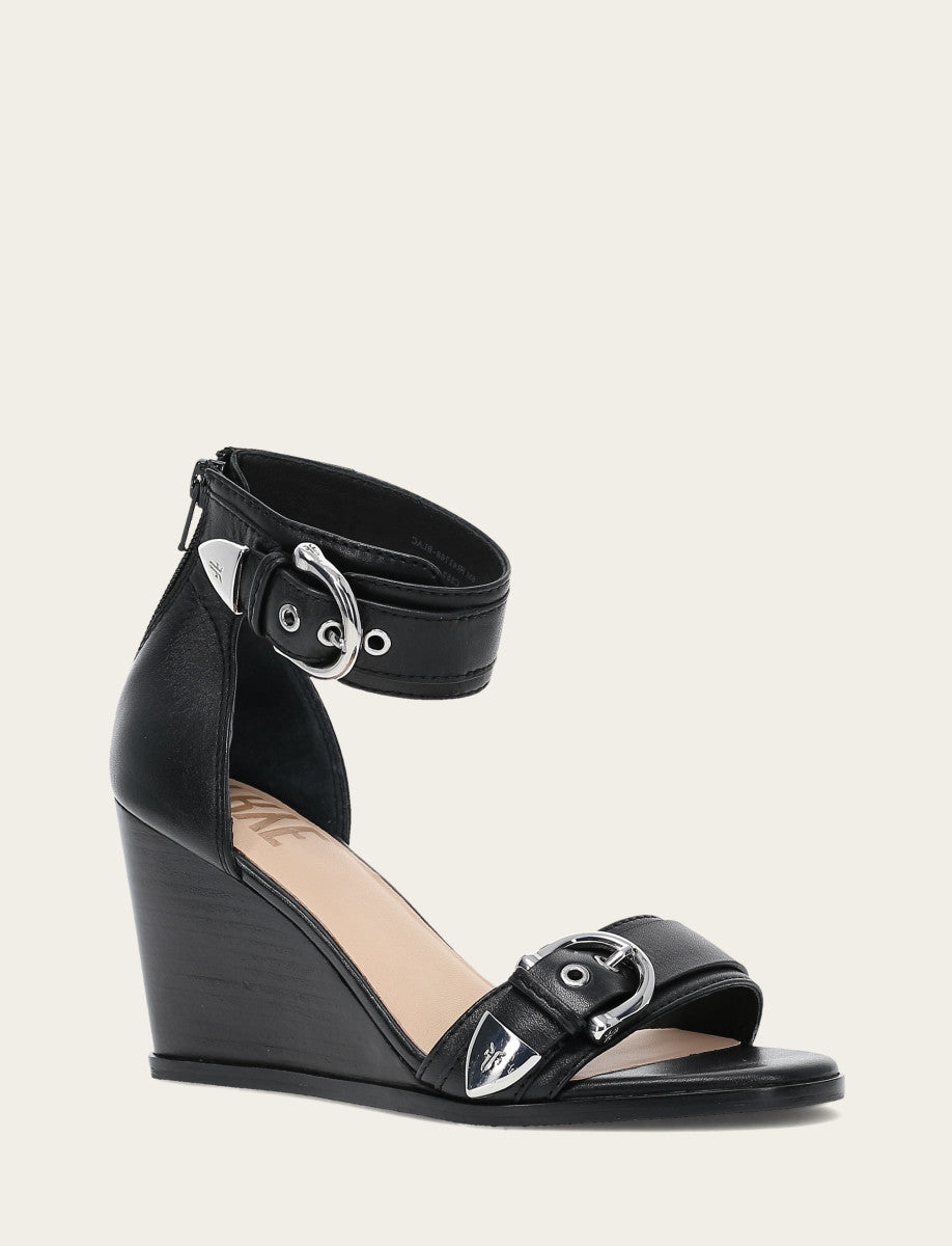 Women's Black Rachel 2 Piece Sandals Black - Frye