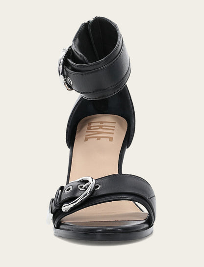 Women's Black Rachel 2 Piece Sandals Black - Frye